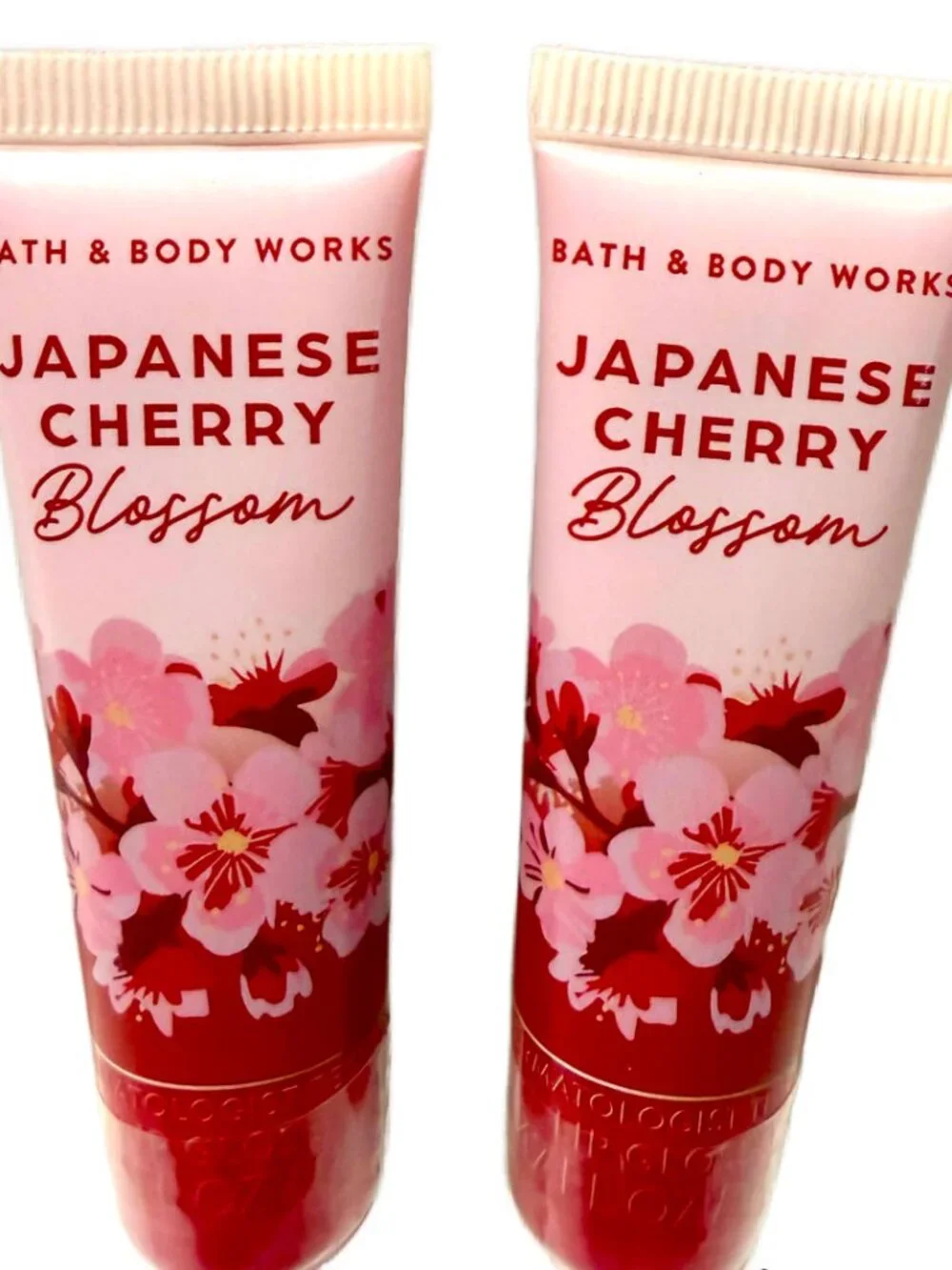 Bath & Body Works JAPANESE CHERRY BLOSSOM Lip Gloss 0.47 ml Each NEW, Lot of 2